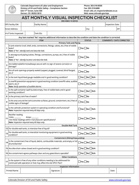 cnc machine daily check sheet|visual inspection cnc findings list.